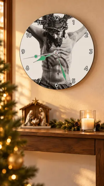 Versión vertical del reloj REL-001 para historia navideña
