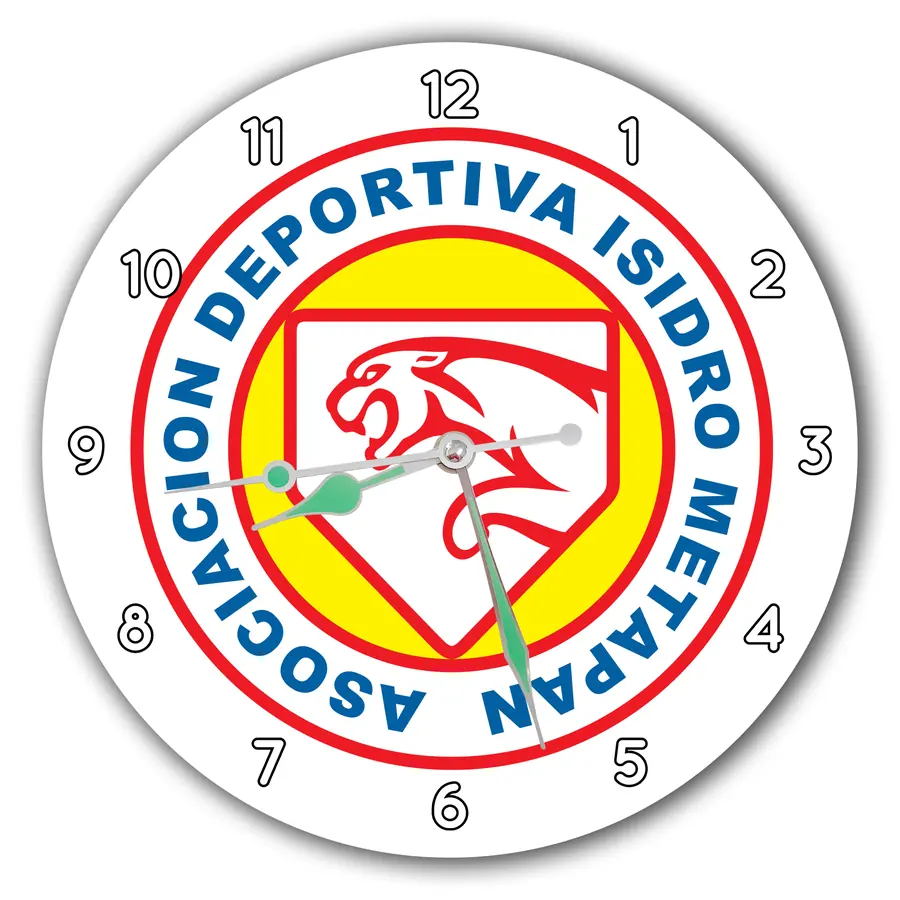 Reloj Isidro Metapán sobre blanco · DEP-009