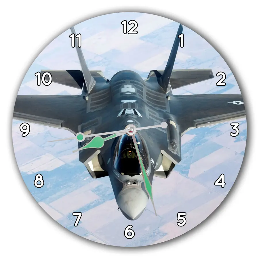 Reloj Avión de combate en vuelo · DEP-011