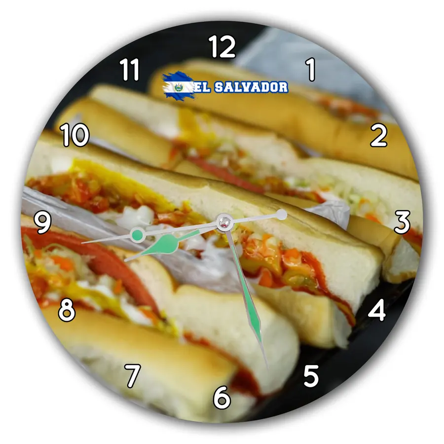 Reloj Panes rellenos salvadoreños · ESV-014