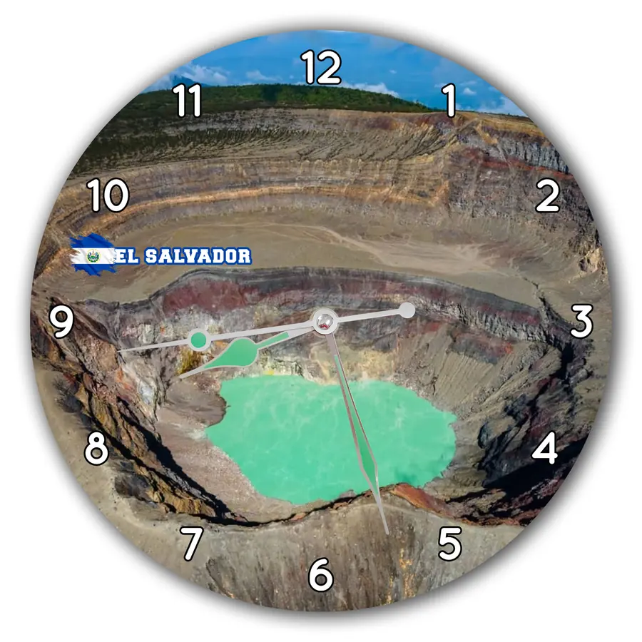 Reloj Cráter con laguna turquesa · ESV-020