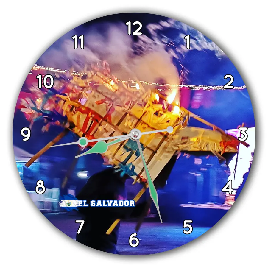 Reloj Torito pinto de colores · ESV-031