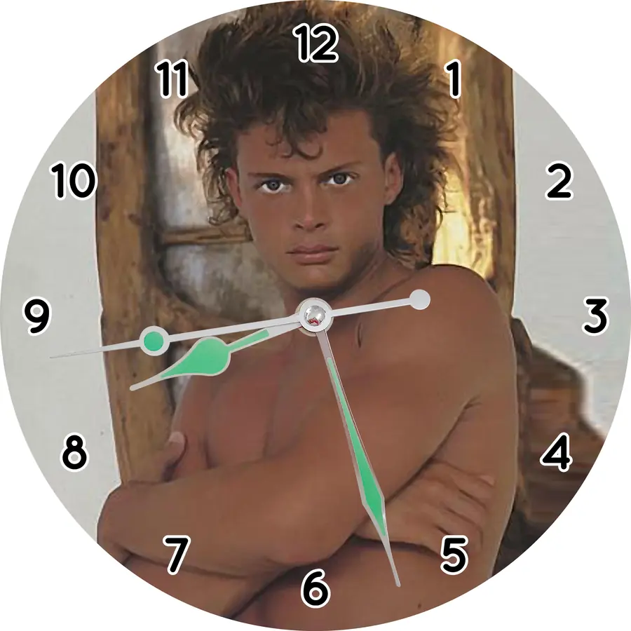 Reloj Luis Miguel en retrato juvenil · MUS-028