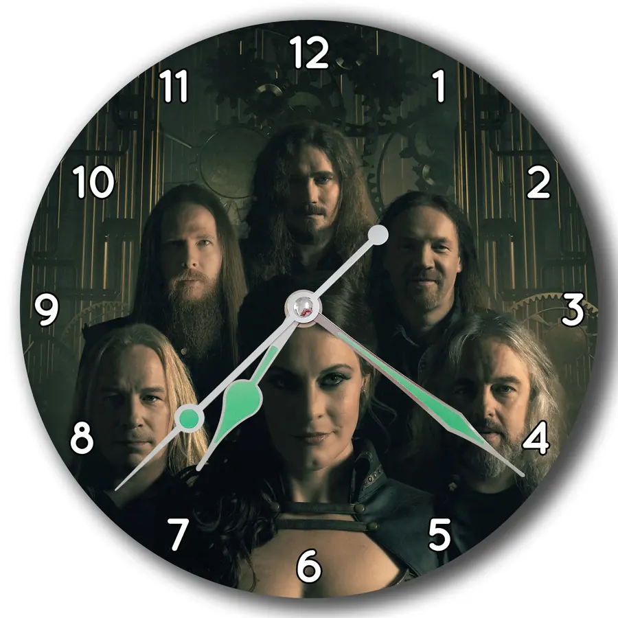 Reloj Nightwish en retrato oscuro · MUS-033