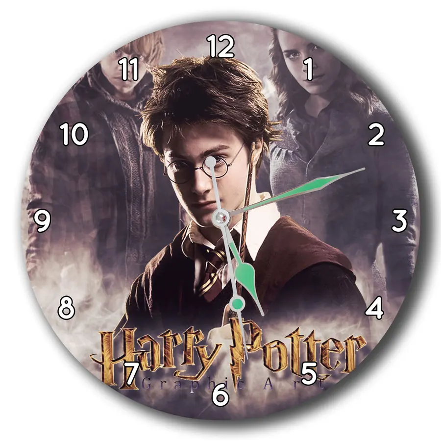 Reloj Harry Potter con gafas y varita · PEL-019