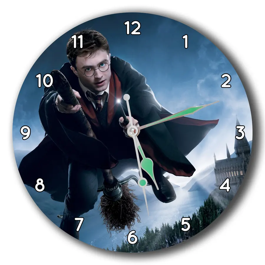 Reloj Harry Potter con varita en acción · PEL-021