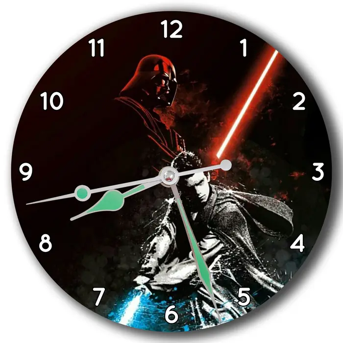 Reloj Darth Vader con sable rojo · PEL-032