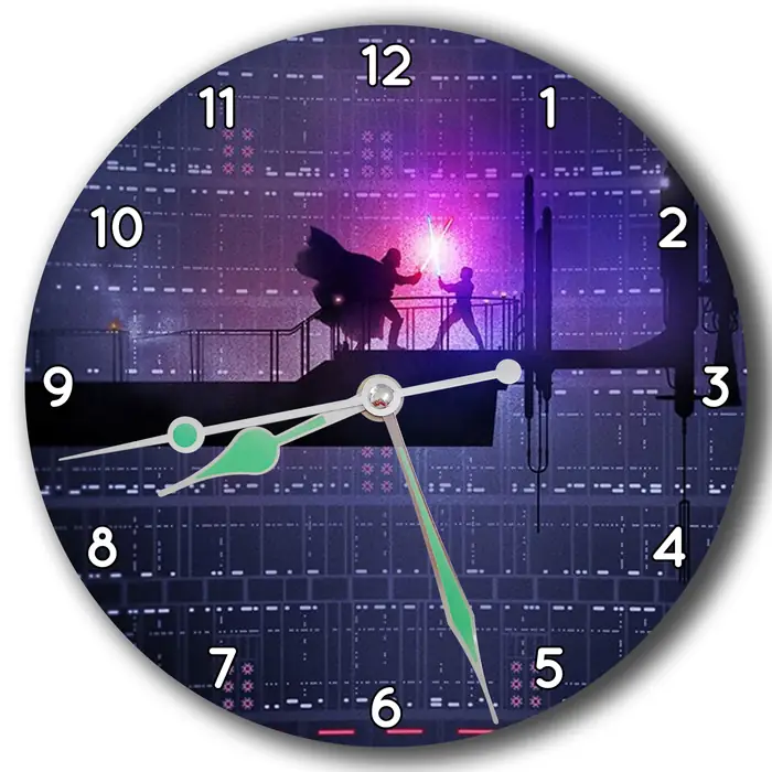 Reloj Star Wars con horizonte violeta · PEL-034