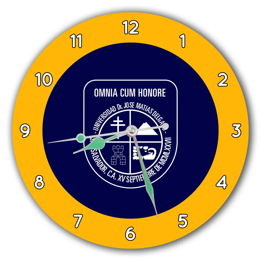 Reloj Universidad Dr. José Matías Delgado · UNI-007