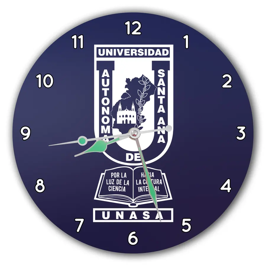 Reloj UNASA sobre azul · UNI-015